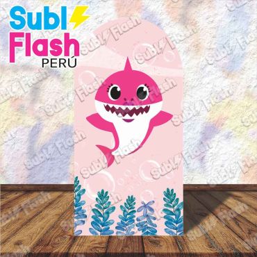 Ovalado 2X1 - Baby Shark Niña Escp 1