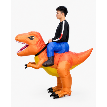 Inflable - DINO NARANJA ADULTO
