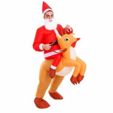 Inflable - SANTA CON RENO ADULTO
