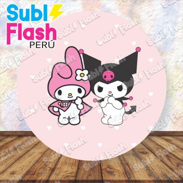 Biombo - Kuromi y My Melody