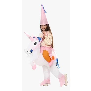 Inflable - Unicornio magico NI&Ntilde;O 4-7 A&Ntilde;OS