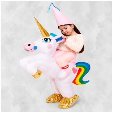 Disfraz Inflable Unicornio Niños (80 cm - 1.20 m)