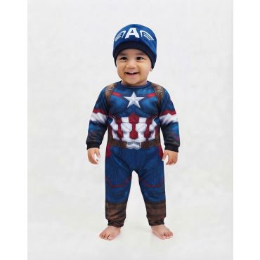DISFRAZ - CAPITAN AMERICA 2 BEBÉ
